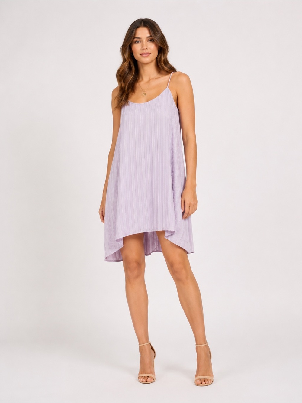 BCBGMaxazria BCBG Oversized Pleated Hi Low Shift Dress Asymmetrical